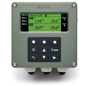 Contrôleur de process universel, 2 voies, 3 relais, 2 sorties analogiques, RS485, Modbus RTU HI520-0320