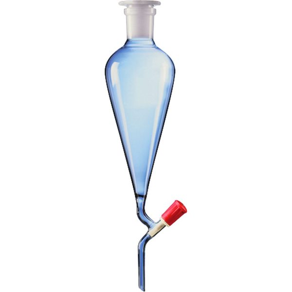 Ampoules coniques robinet déporté en PTFE