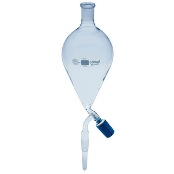 Ampoules forme poire robinet Rotaflo®, tube d'écoulement rodé